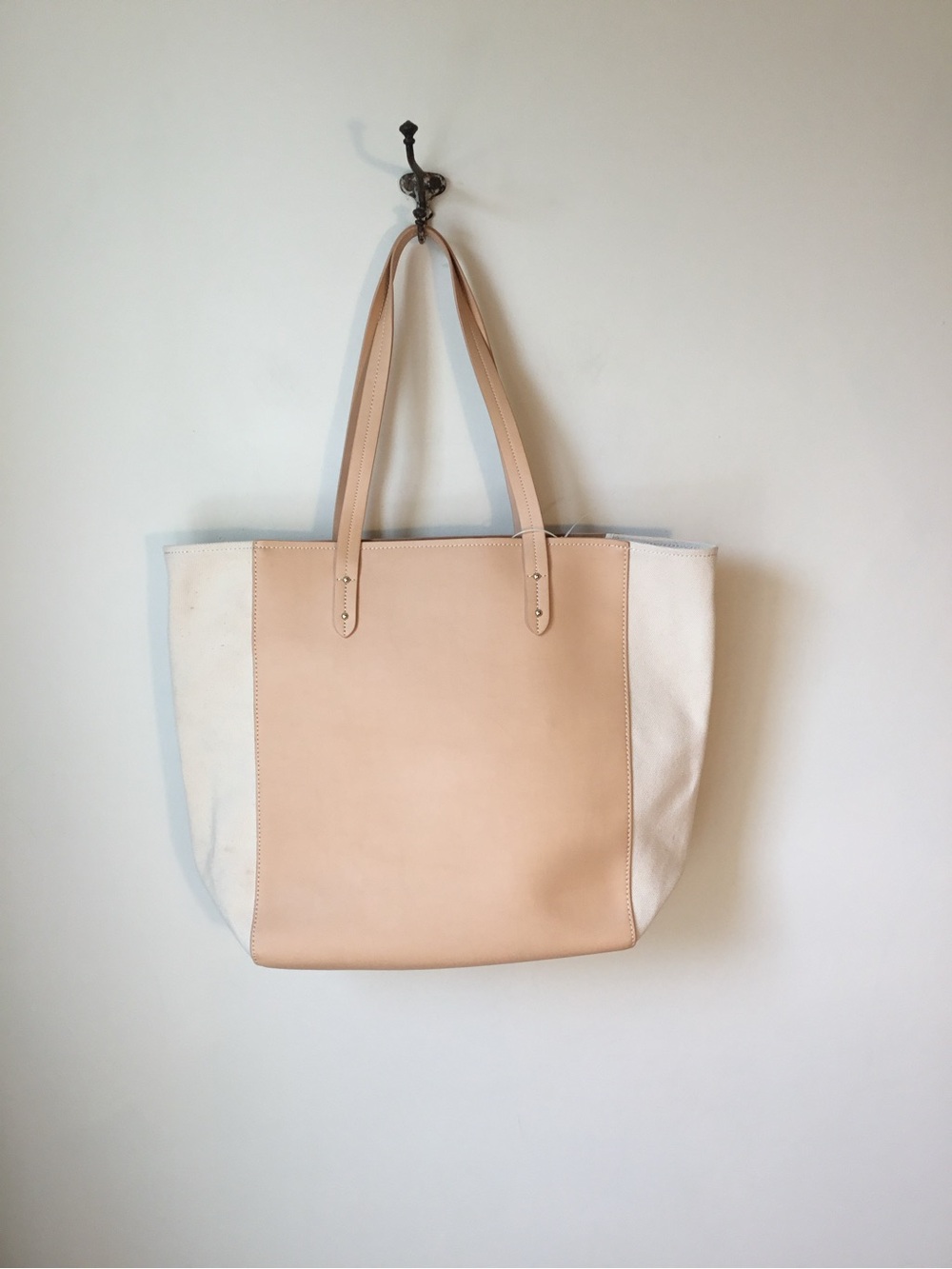 Gap Canvas and Leather Work Tote NWT